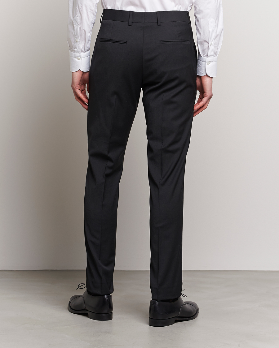 Herr | Byxor | Tiger of Sweden | Tenuta Wool Travel Suit Trousers Black