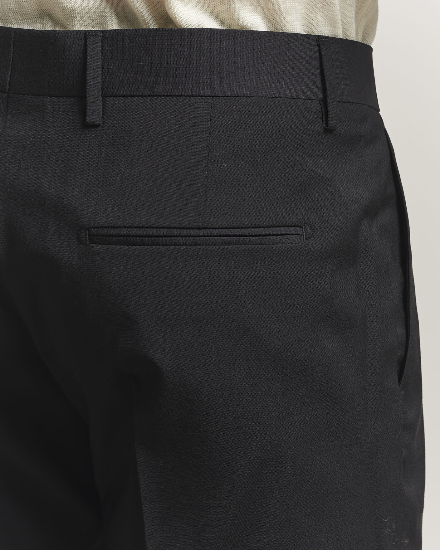 Herr | Byxor | Tiger of Sweden | Tenuta Wool Travel Suit Trousers Black