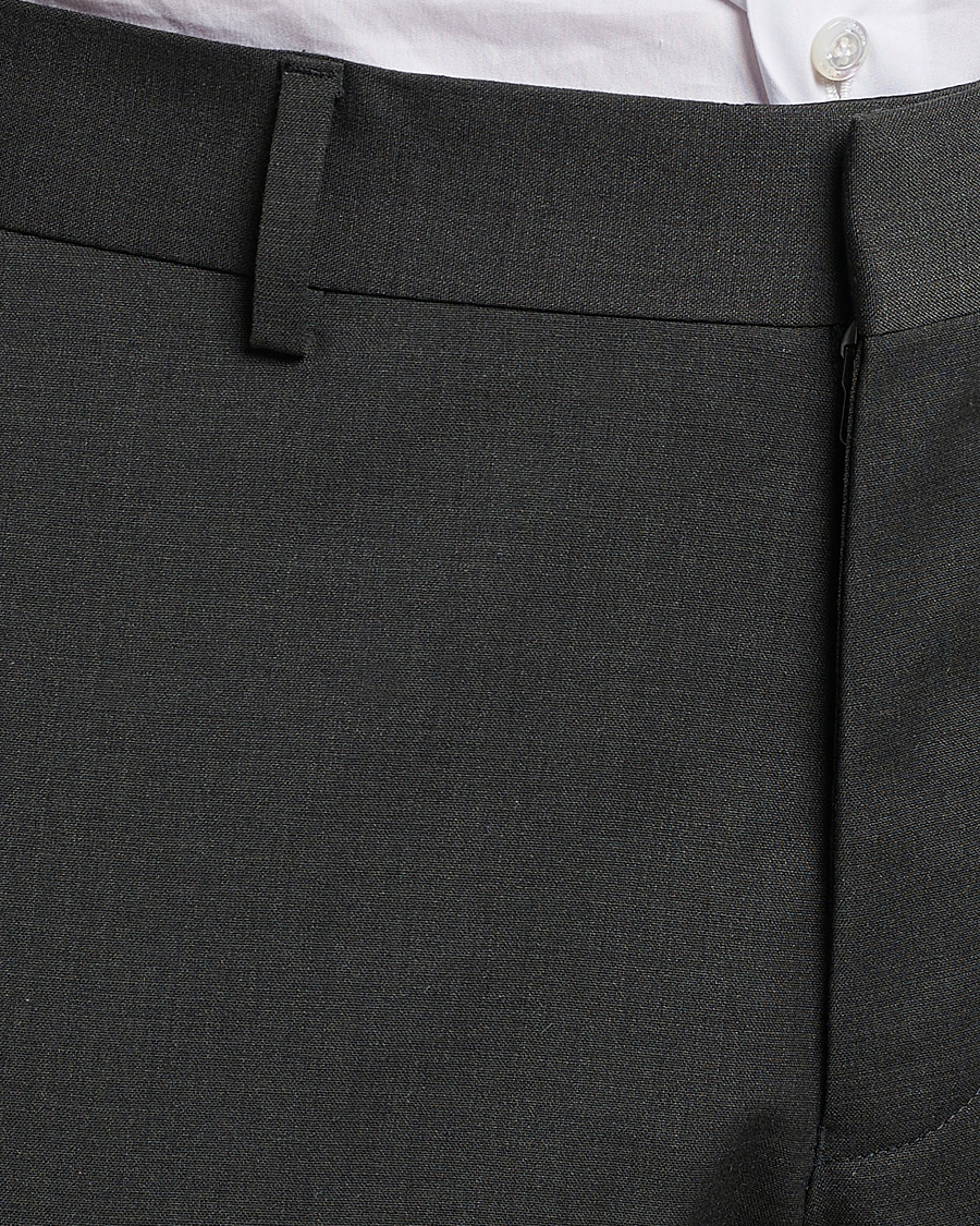 Herr | Byxor | Tiger of Sweden | Tenuta Wool Travel Suit Trousers Olive Extreme