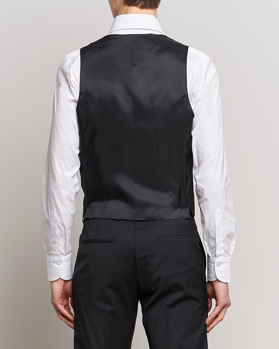 Herr | Kavajer | Tiger of Sweden | Wayde Wool Travel Waistcoat Black