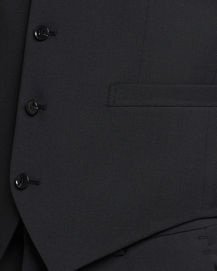 Herr | Kavajer | Tiger of Sweden | Wayde Wool Travel Waistcoat Black