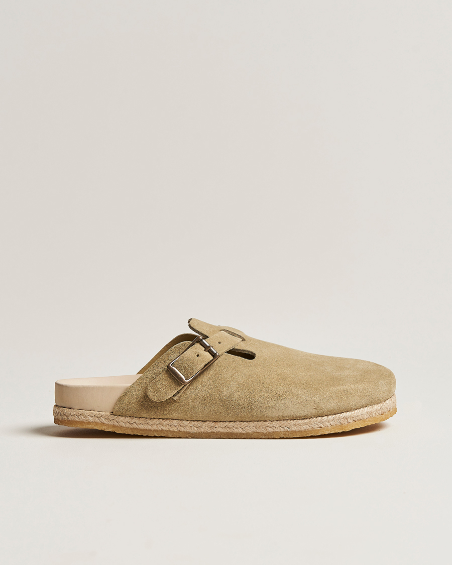 Herr | Yuketen Sal 1 Crepe Sole Sandals Desert Suede | Yuketen | Sal 1 Crepe Sole Sandals Desert Suede