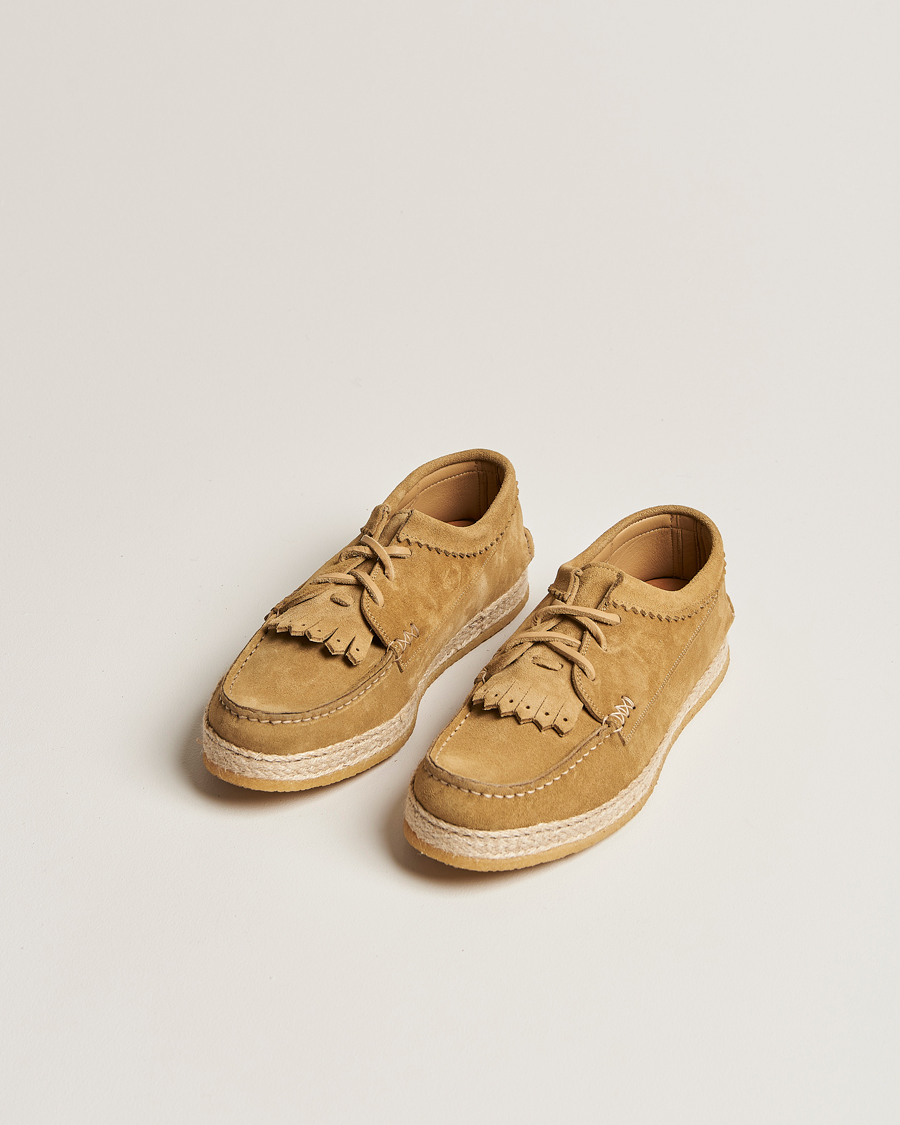 Herr | Yuketen Italian Blucher Khaki Suede | Yuketen | Italian Blucher Khaki Suede