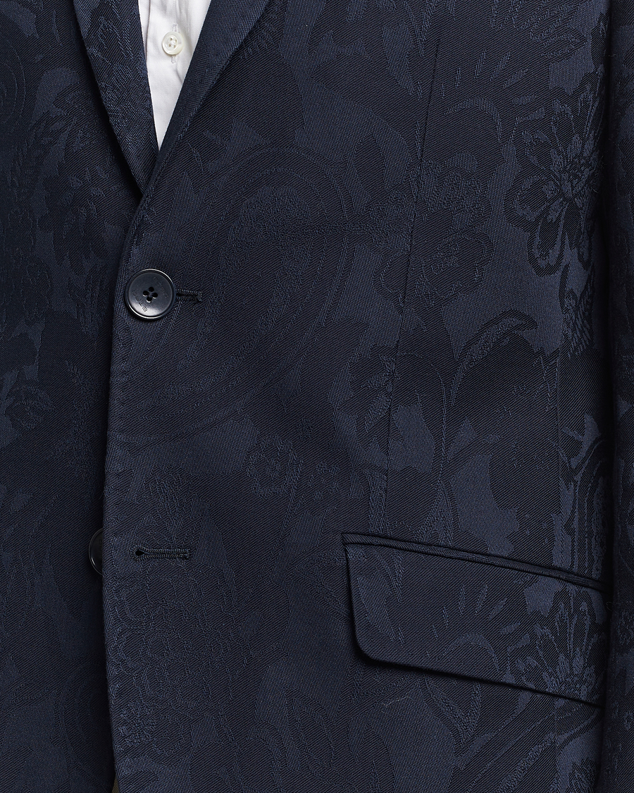 Herr | Kavajer | Etro | Jacquard Blazer Navy