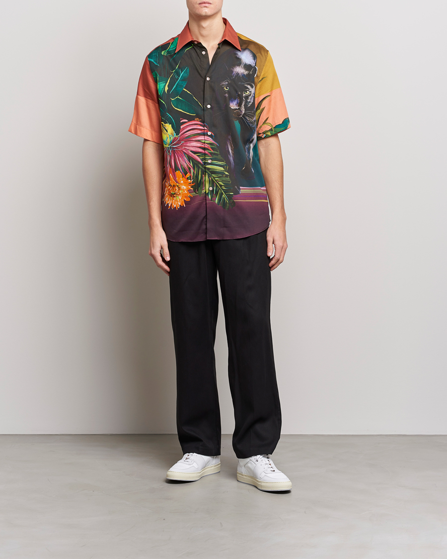 Herr | Skjortor | Etro | Printed Camp Collar Shirt Multicolor