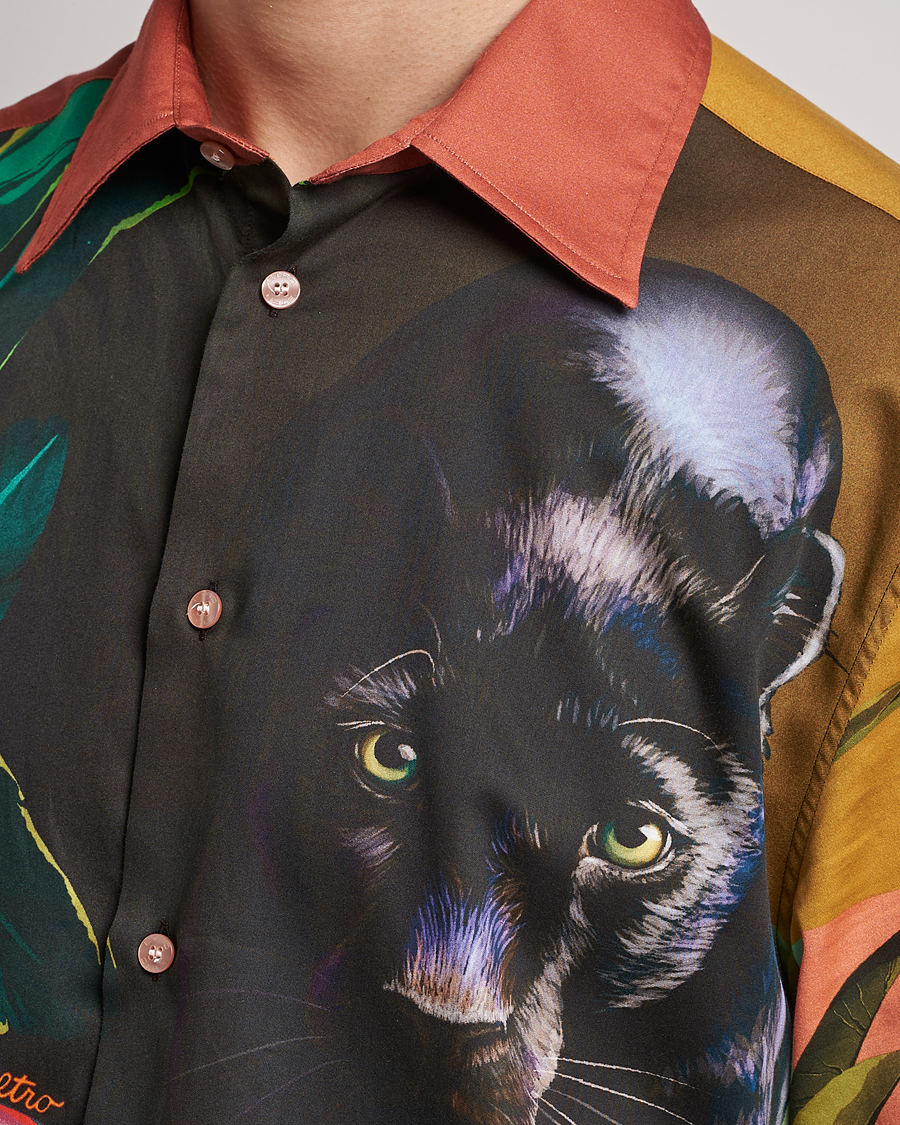 Herr | Skjortor | Etro | Printed Camp Collar Shirt Multicolor