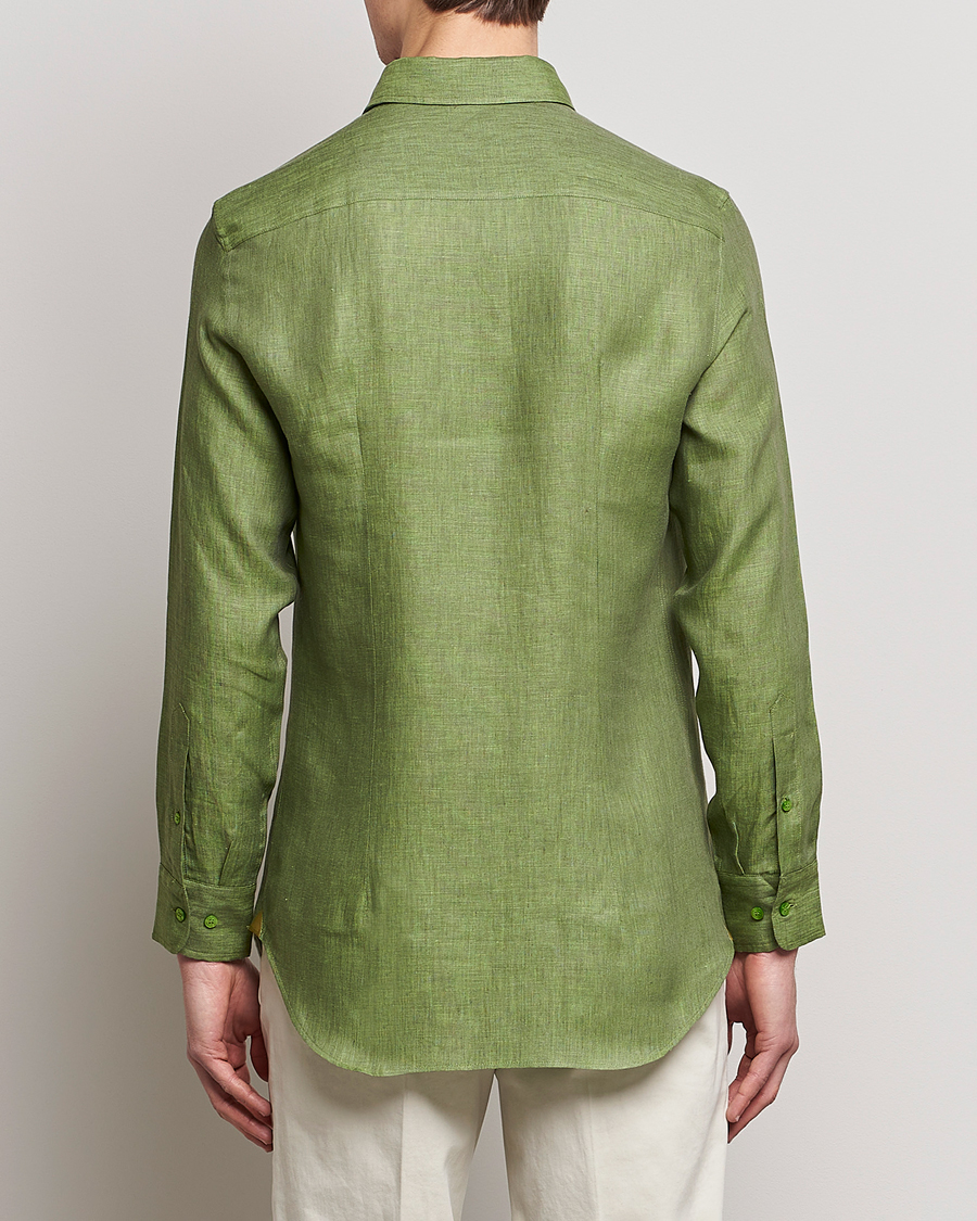 Herr | Skjortor | Etro | Linen Sport Shirt Green