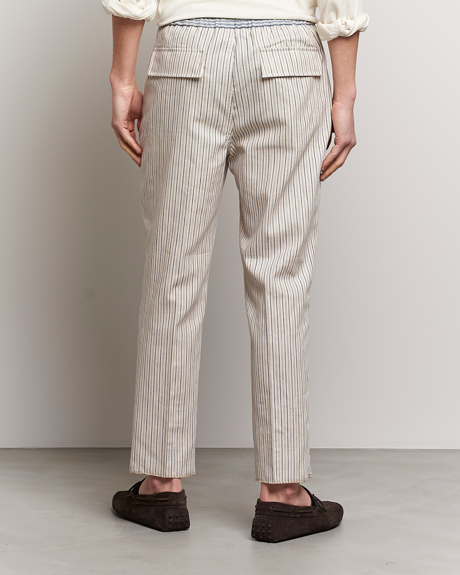Herr | Byxor | Etro | Hickory Stripe Casual Trousers Off White