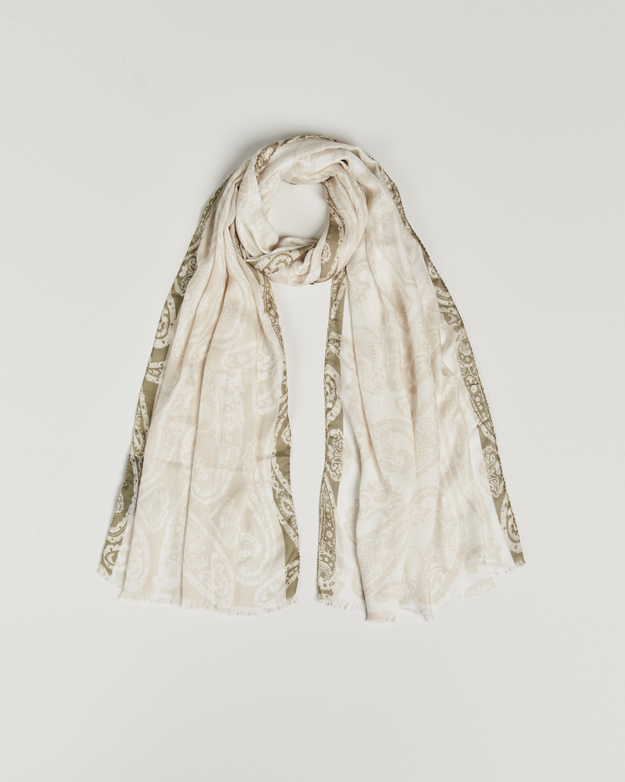 Herr | Etro Shaal Nur Cashmere Blend Scarf White | Etro | Shaal Nur Cashmere Blend Scarf White