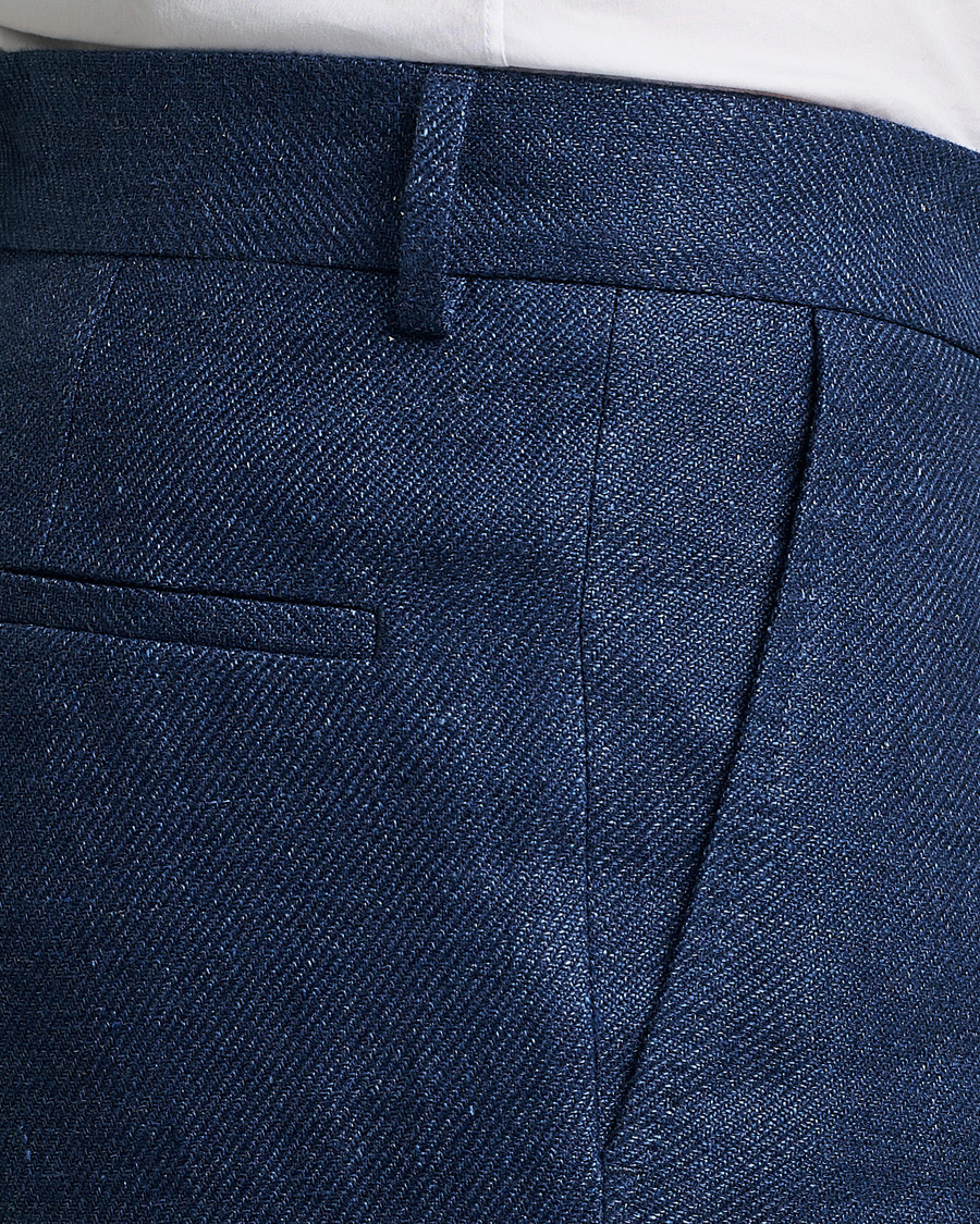 Herr | Kostymer | Brunello Cucinelli | Linen/Silk Suit Royal Blue