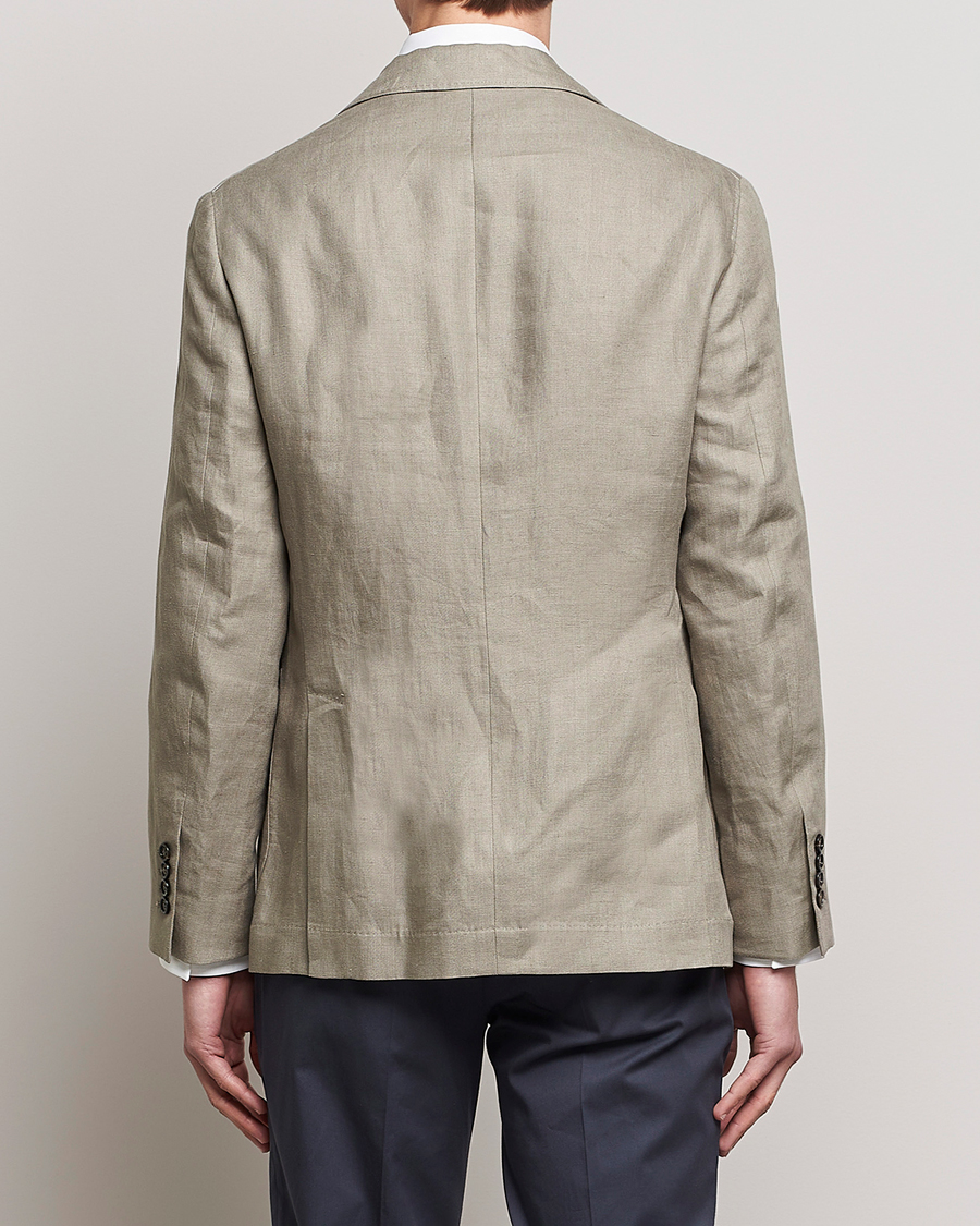 Herr | Kavajer | Brunello Cucinelli | Linen Blazer Olive