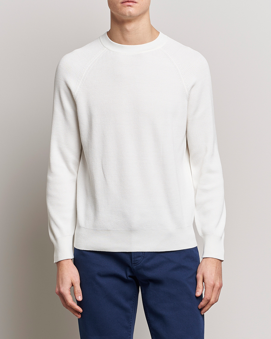 Herr | Pullover rundhals | Brunello Cucinelli | Rib Stitch Crew Neck Sweater Panama