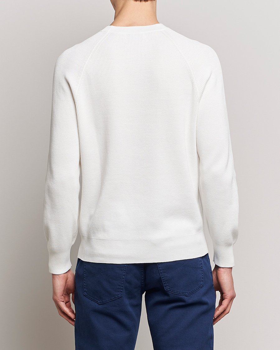 Herr | Tröjor | Brunello Cucinelli | Rib Stitch Crew Neck Sweater Panama