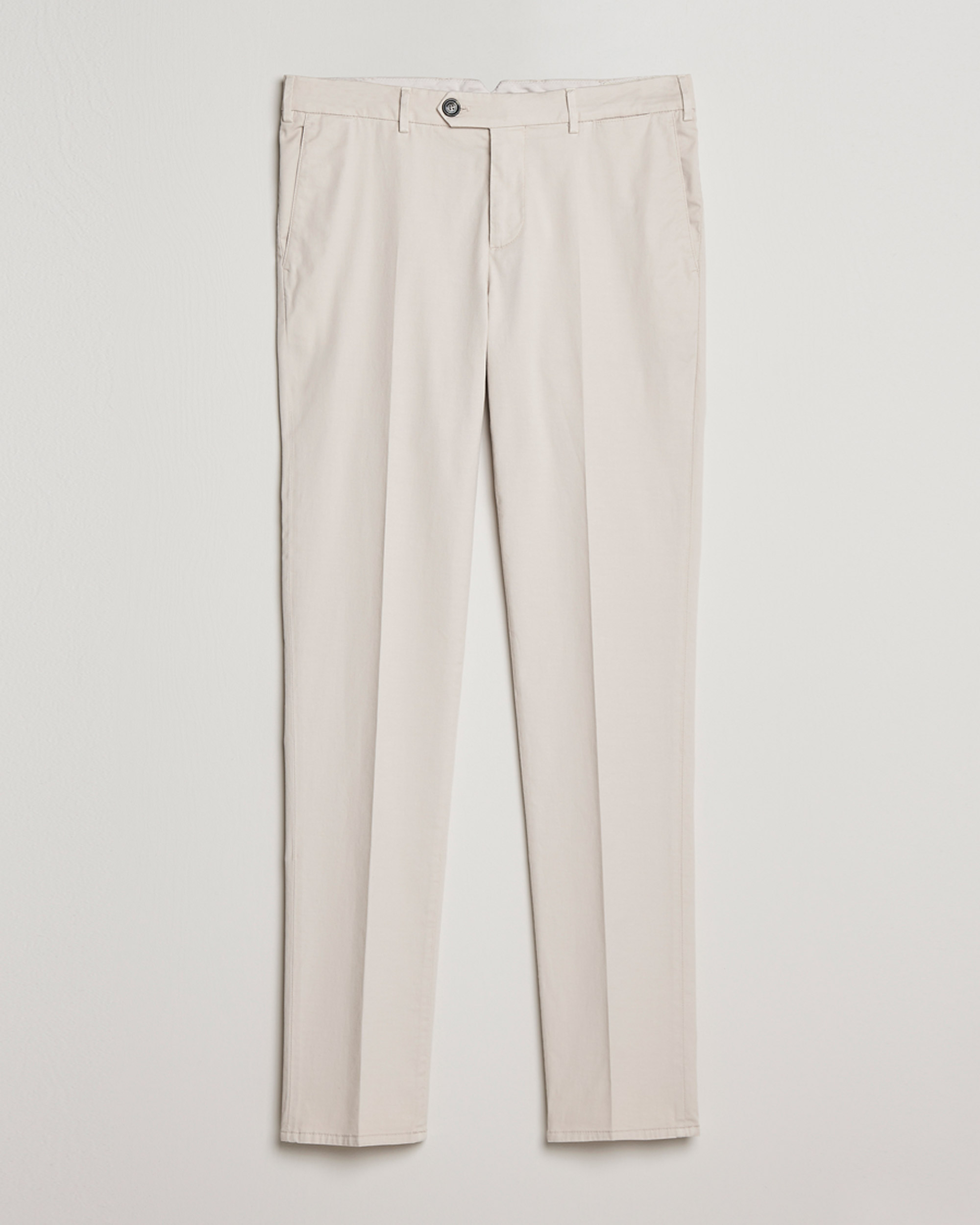 Herr | Byxor | Brunello Cucinelli | Slim Fit Cotton Chinos Off White