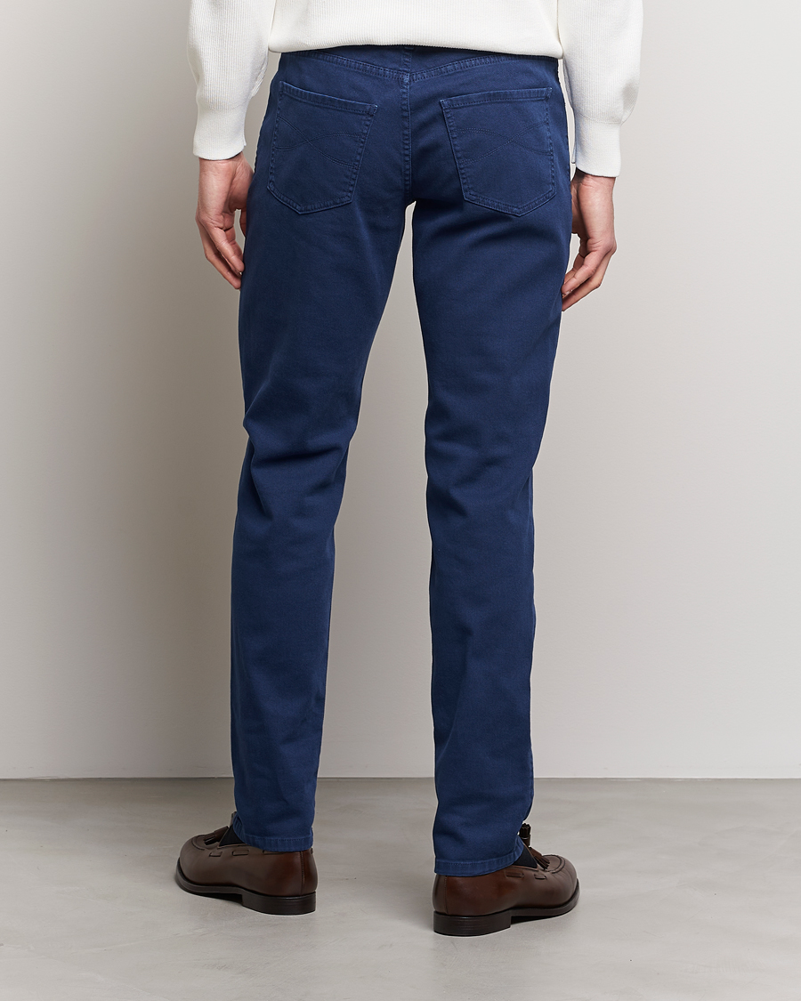 Herr | Byxor | Brunello Cucinelli | Slim Fit 5-Pocket Pants Dark Blue