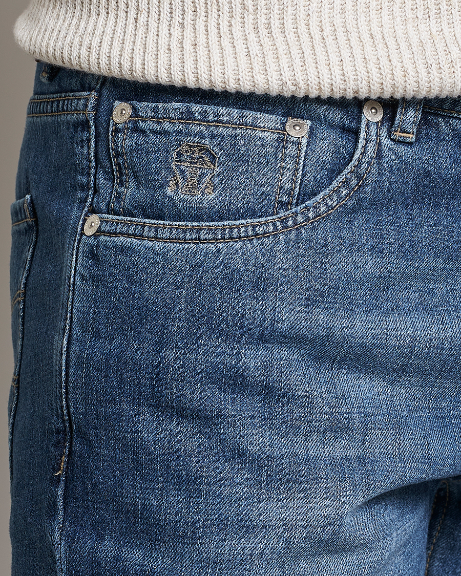 Herr | Jeans | Brunello Cucinelli | Slim Fit Jeans Dark Wash