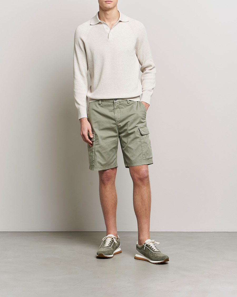 Herr | Shorts | Brunello Cucinelli | Cargo Shorts Sage Green