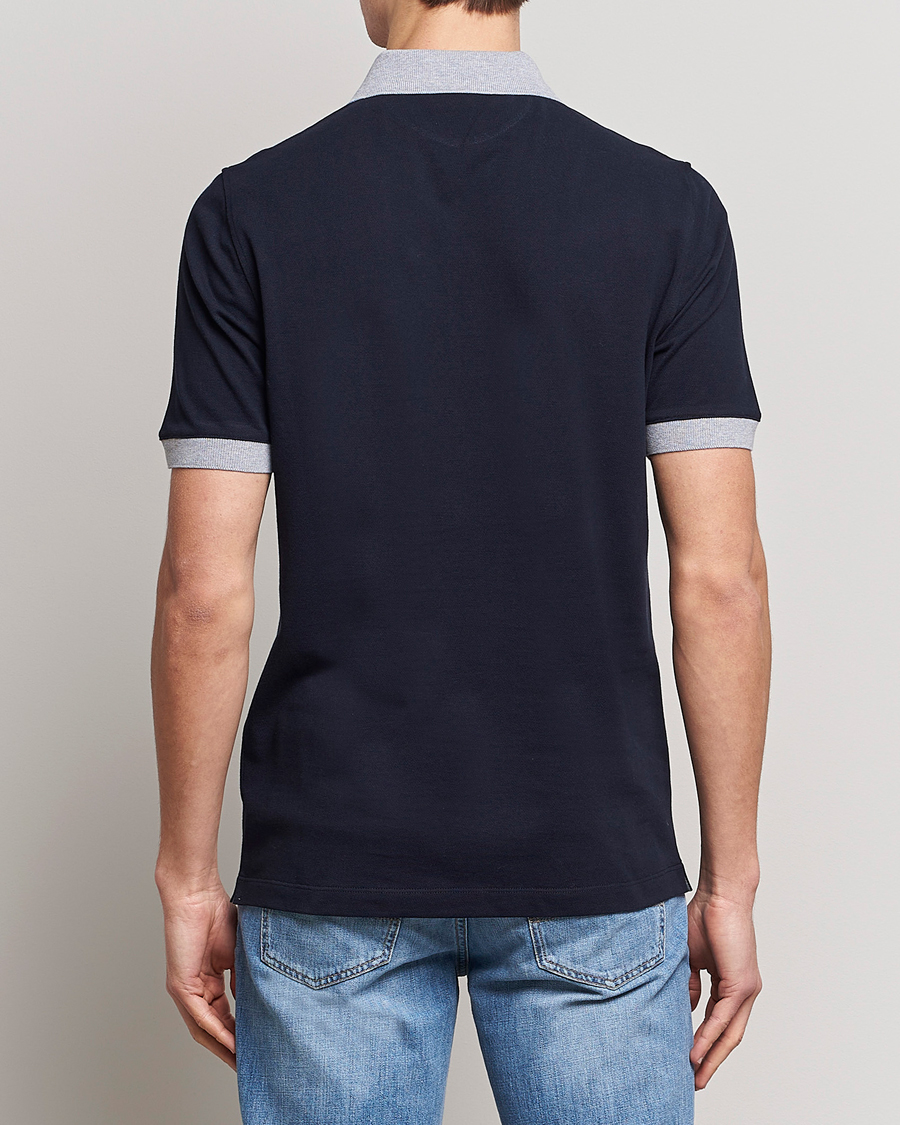 Herr | Pikéer | Brunello Cucinelli | Short Sleeve Polo Piquet Navy