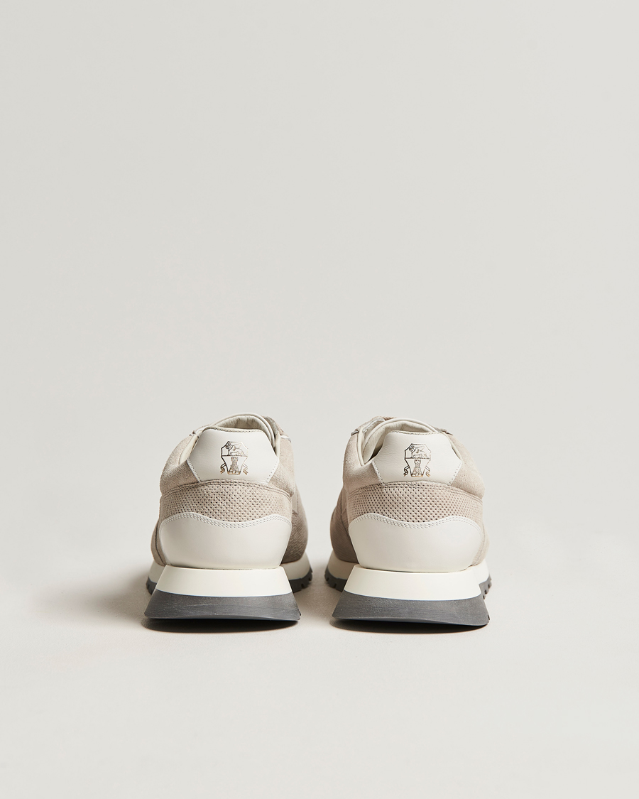 Herr | Brunello Cucinelli Perforated Running Sneakers Sand | Brunello Cucinelli | Perforated Running Sneakers Sand