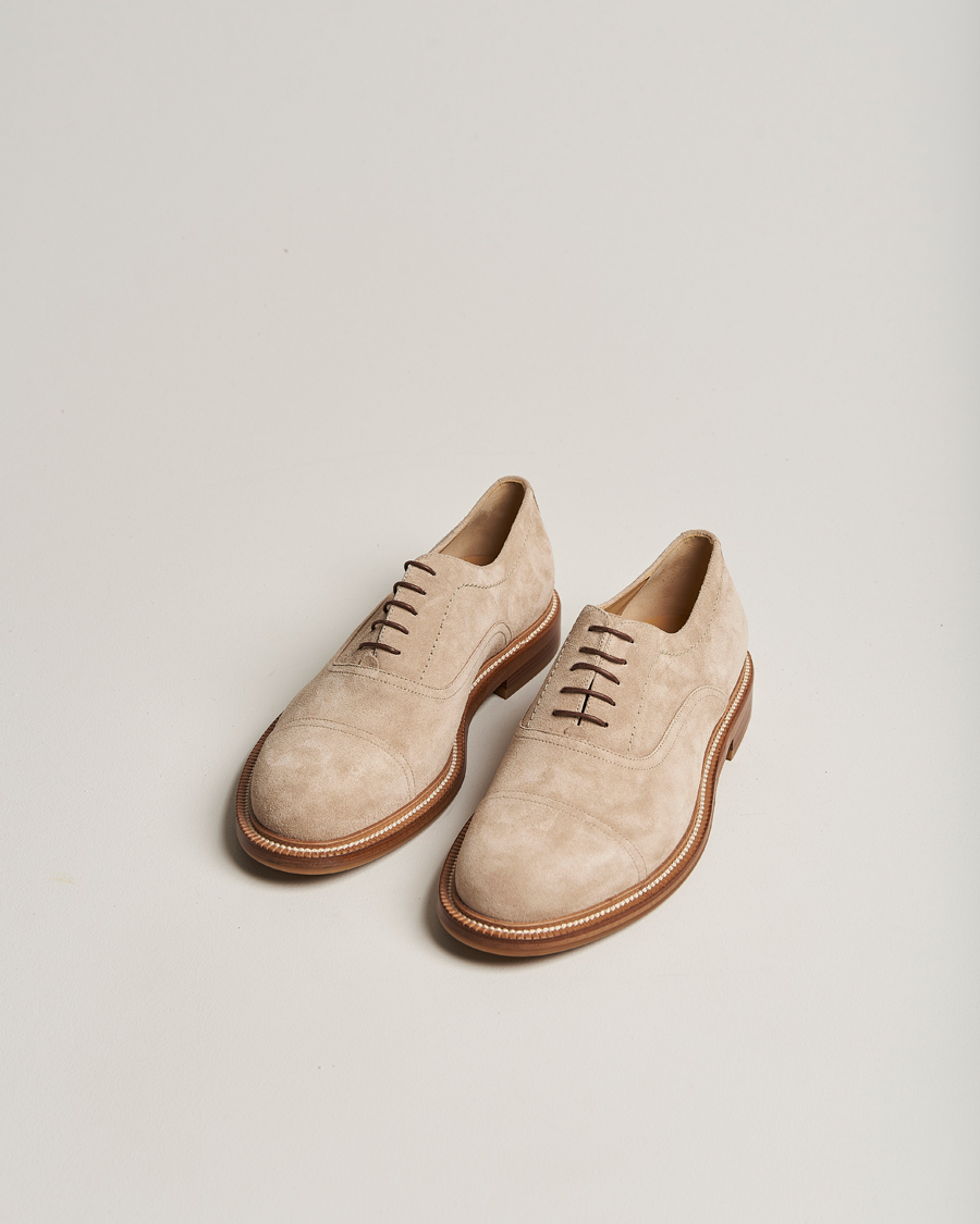 Herr | Brunello Cucinelli Cap Toe Oxford Desert Suede | Brunello Cucinelli | Cap Toe Oxford Desert Suede