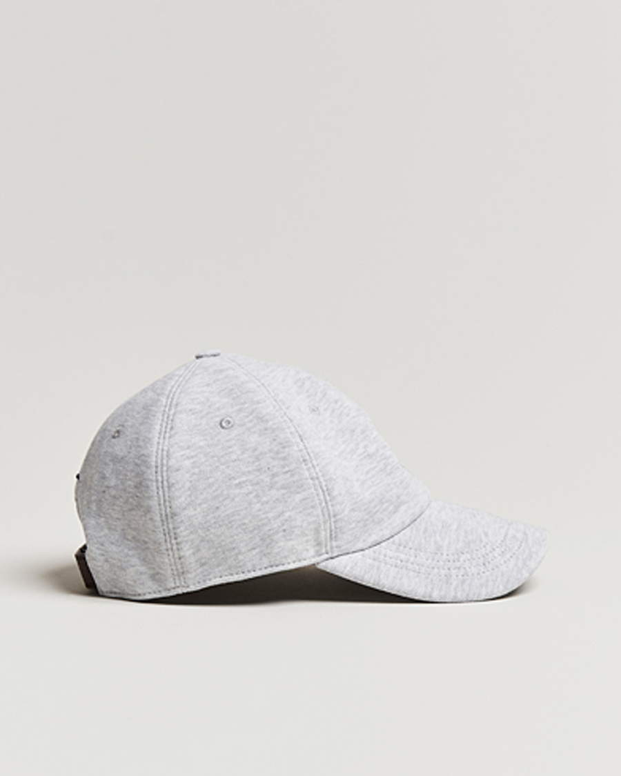 Herr | Brunello Cucinelli Peach Baseball Cap Light Grey | Brunello Cucinelli | Peach Baseball Cap Light Grey