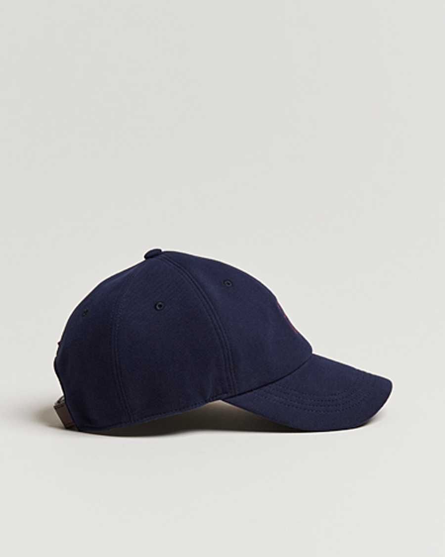 Herr | Brunello Cucinelli Peach Baseball Cap Navy | Brunello Cucinelli | Peach Baseball Cap Navy