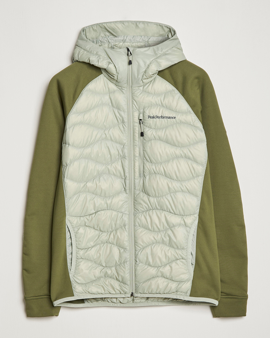 Herr | Jackor | Peak Performance | Helium Hooded Hybrid Limit Green
