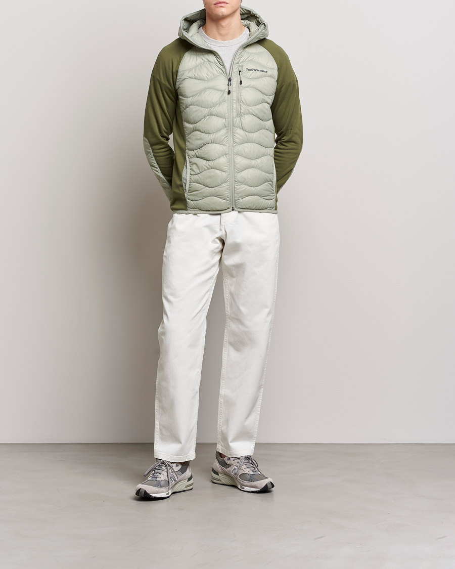 Herr | Jackor | Peak Performance | Helium Hooded Hybrid Limit Green