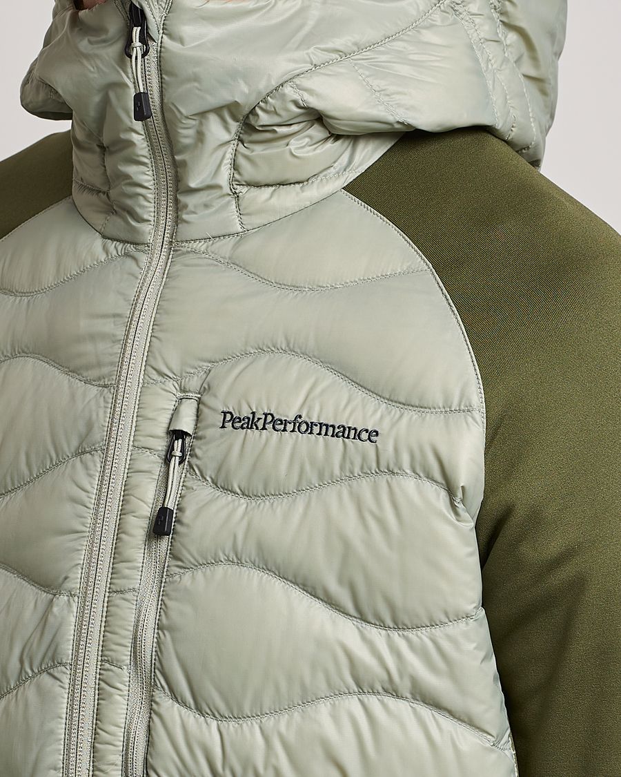 Herr | Jackor | Peak Performance | Helium Hooded Hybrid Limit Green