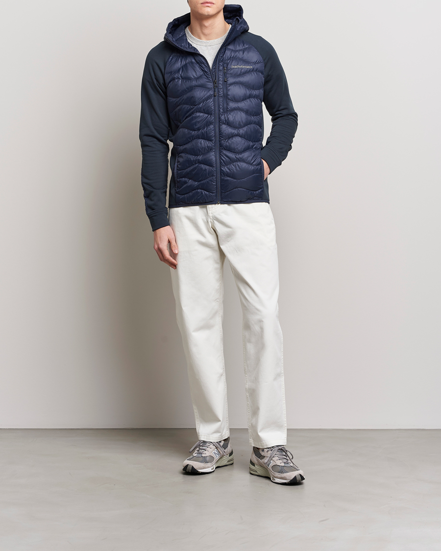Herr | Jackor | Peak Performance | Helium Hooded Hybrid Blue Shadow