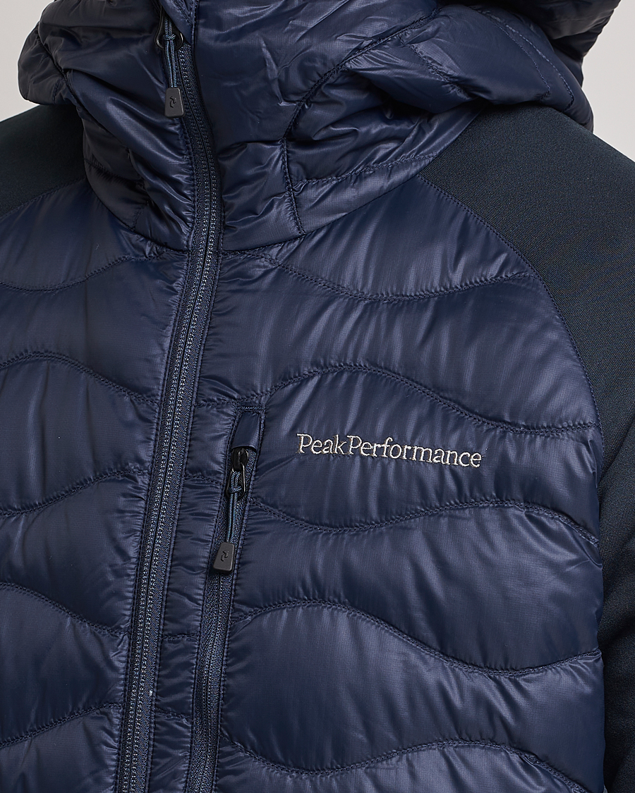 Herr | Jackor | Peak Performance | Helium Hooded Hybrid Blue Shadow