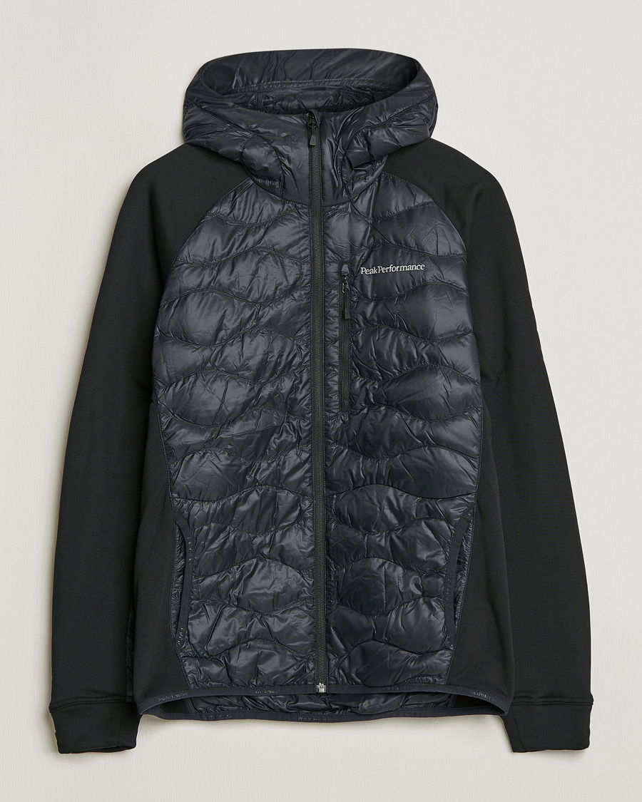 Herr | Jackor | Peak Performance | Helium Hooded Hybrid Black