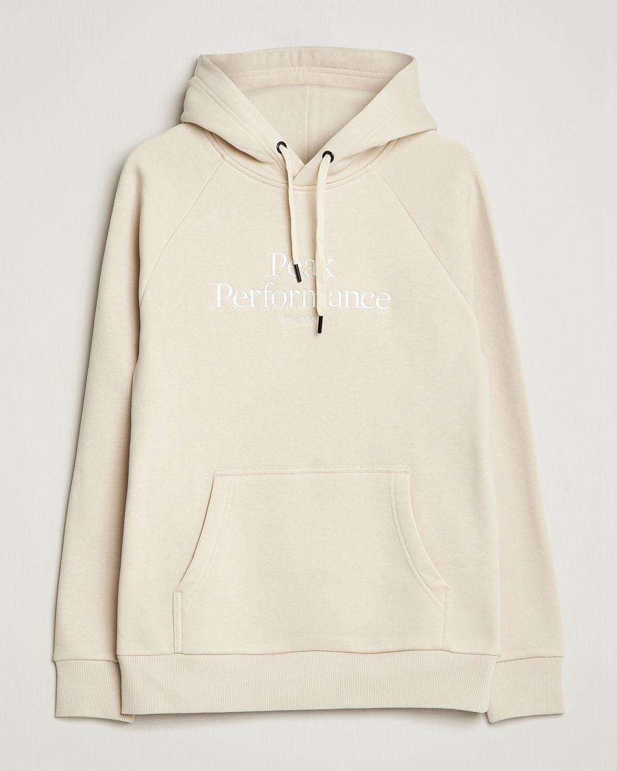Herr | Tröjor | Peak Performance | Original Logo Hoodie Sand Fog