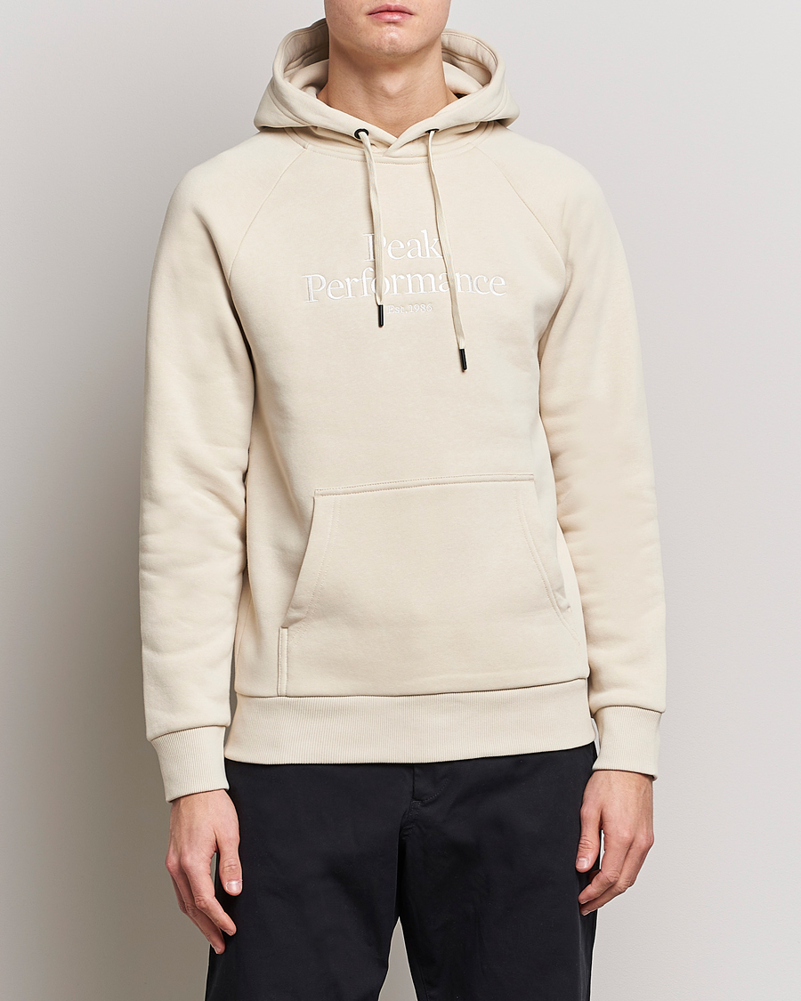 Herr | Tröjor | Peak Performance | Original Logo Hoodie Sand Fog