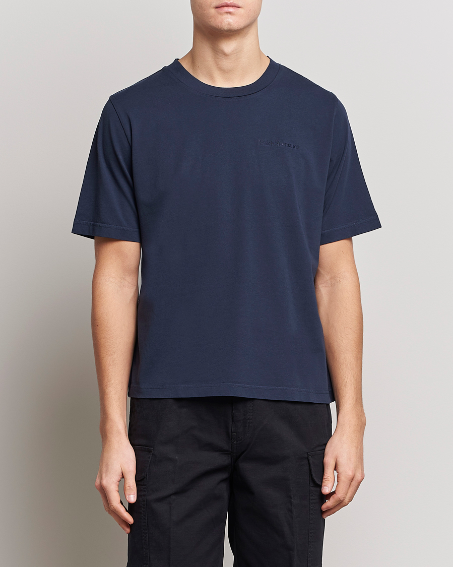 Herr |  | Peak Performance | Original Logo Crew Neck T-Shirt Blue Shadow
