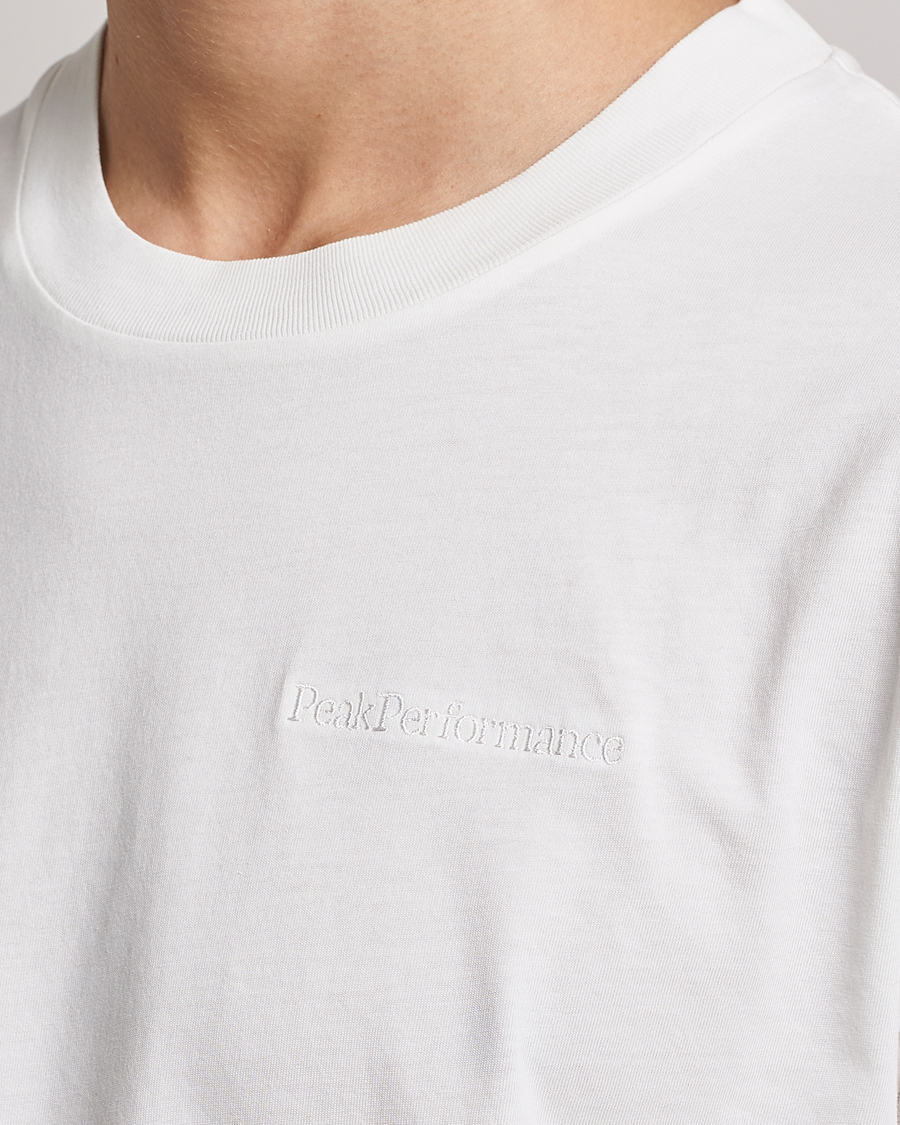 Herr | T-Shirts | Peak Performance | Original Logo Crew Neck T-Shirt Off White