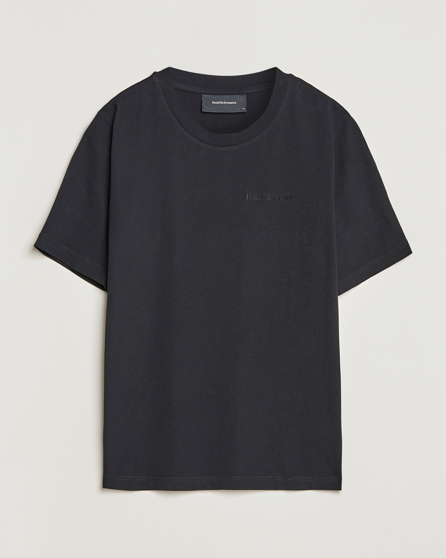Herr | T-Shirts | Peak Performance | Original Logo Crew Neck T-Shirt Black