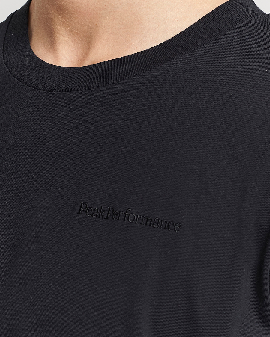 Herr | T-Shirts | Peak Performance | Original Logo Crew Neck T-Shirt Black