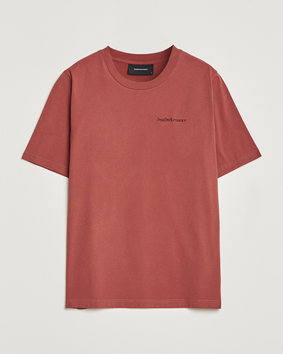 Herr | T-Shirts | Peak Performance | Original Small Logo Tee Classic Clay