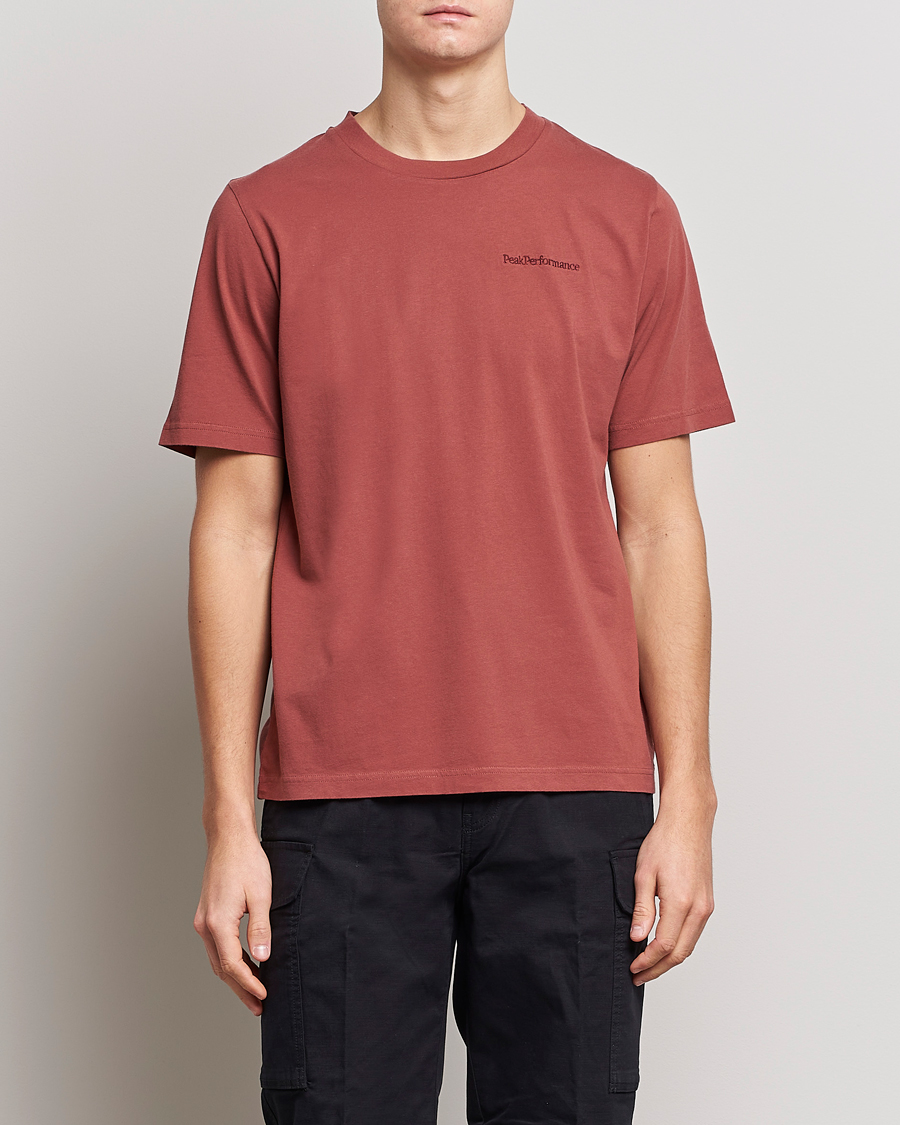 Herr | T-Shirts | Peak Performance | Original Small Logo Tee Classic Clay