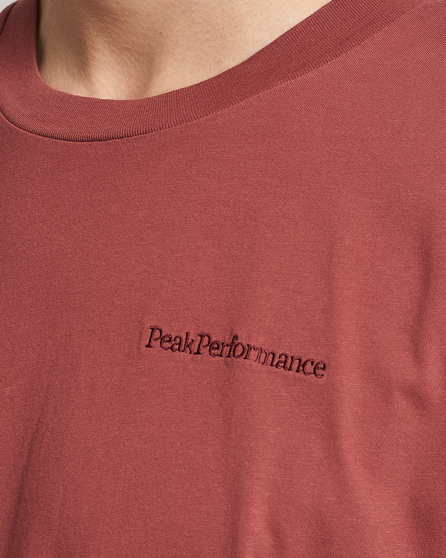 Herr | T-Shirts | Peak Performance | Original Small Logo Tee Classic Clay