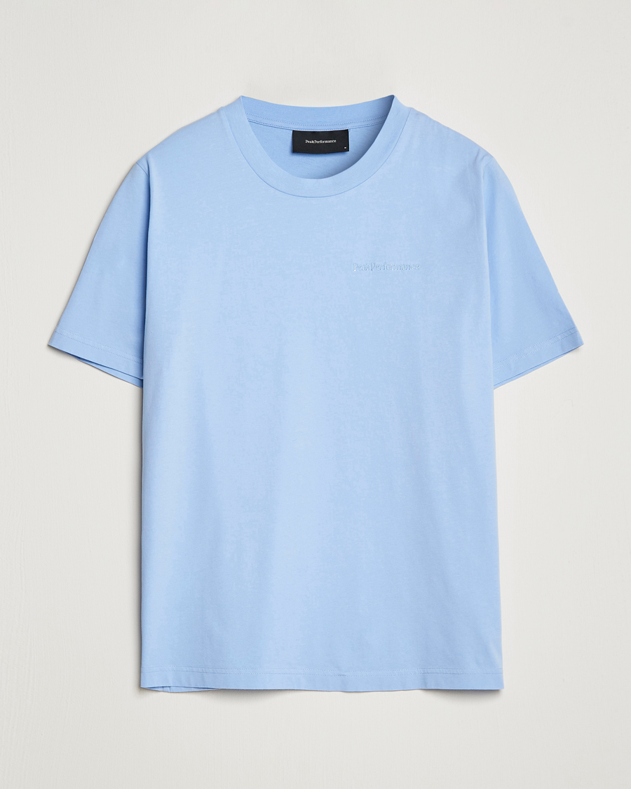 Herr | T-Shirts | Peak Performance | Original Small Logo Tee Amity Blue