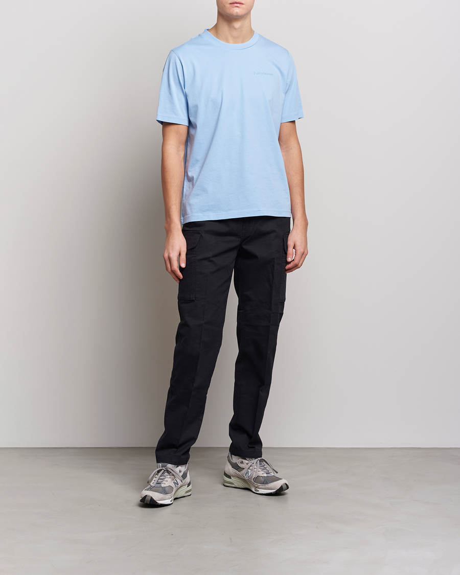 Herr | T-Shirts | Peak Performance | Original Small Logo Tee Amity Blue