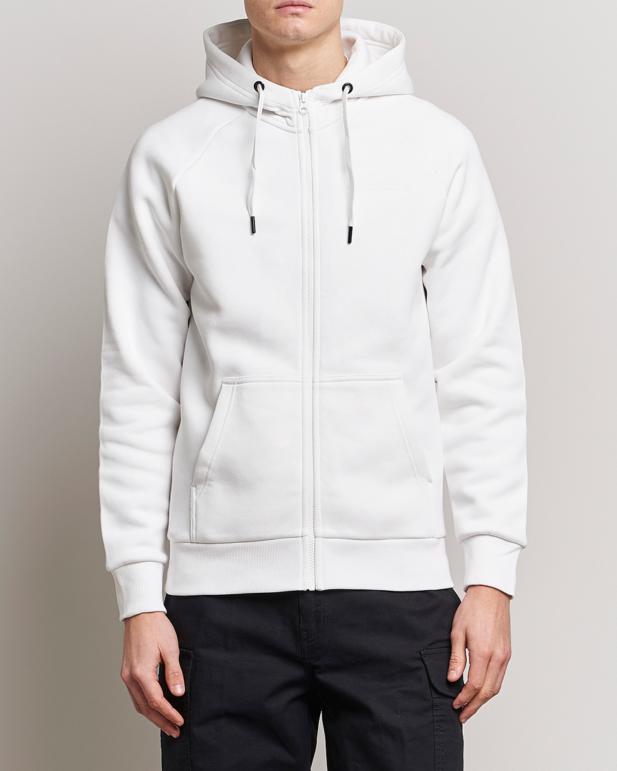 Herr | Tröjor | Peak Performance | Original Small Logo Full Zip Off White