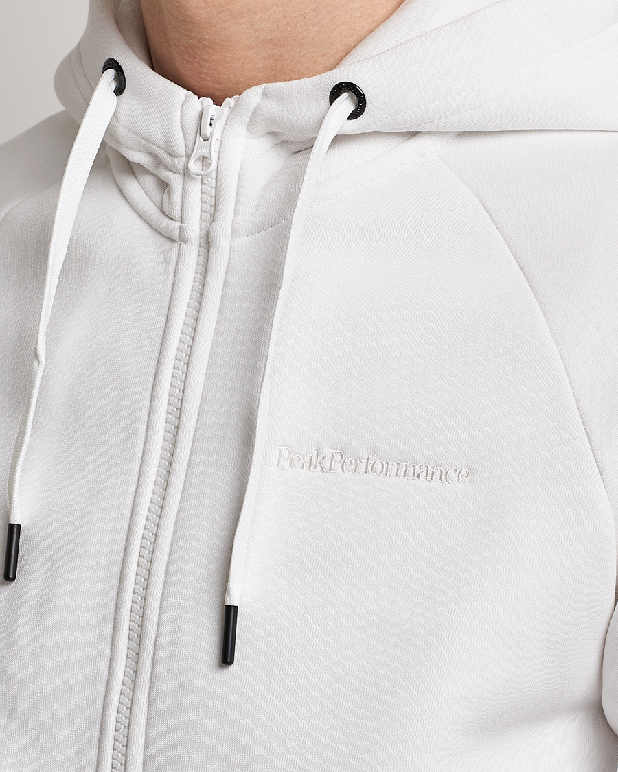 Herr | Tröjor | Peak Performance | Original Small Logo Full Zip Off White