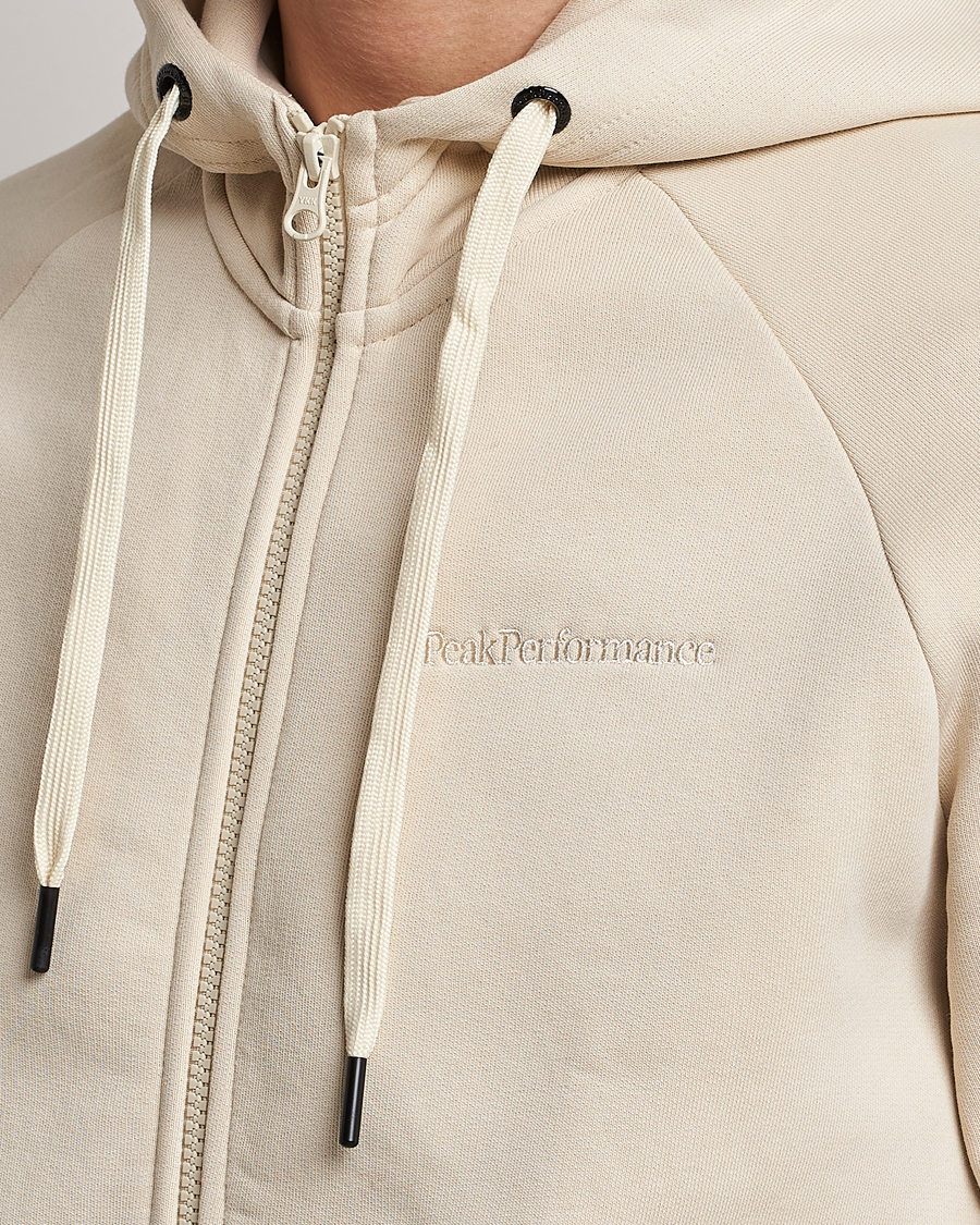 Herr | Tröjor | Peak Performance | Original Small Logo Full Zip Sand Fog
