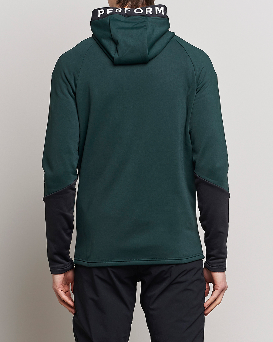 Herr | Tröjor | Peak Performance | Rider Zip Hood Fleece Scarab Green/Black