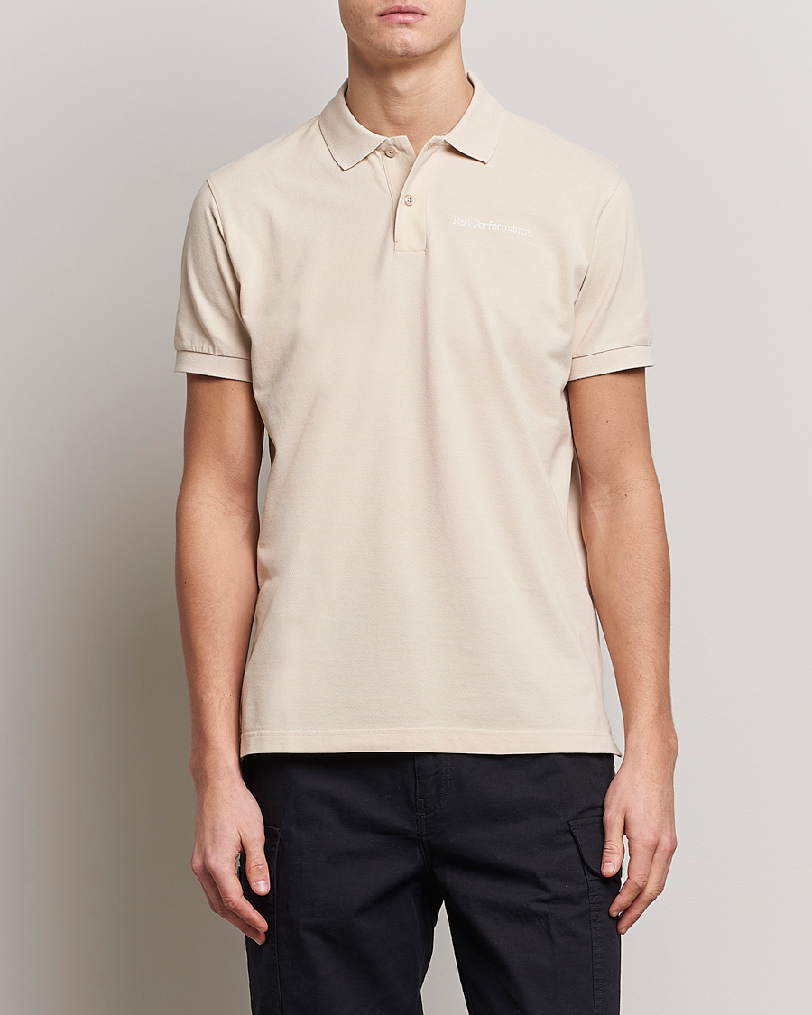 Herr | Pikéer | Peak Performance | Original Polo Sand Fog