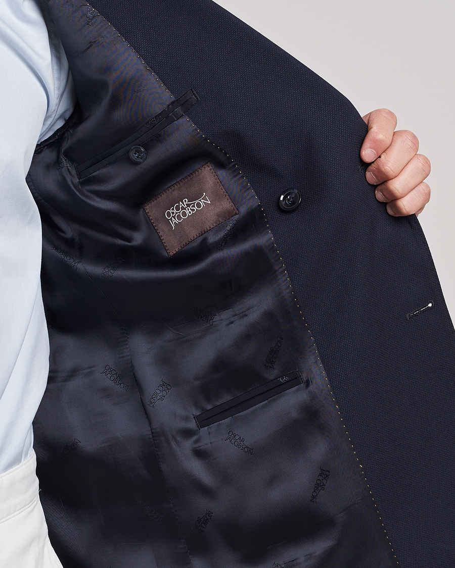 Herr | Kavajer | Oscar Jacobson | Farris Double Breasted Club Blazer Navy