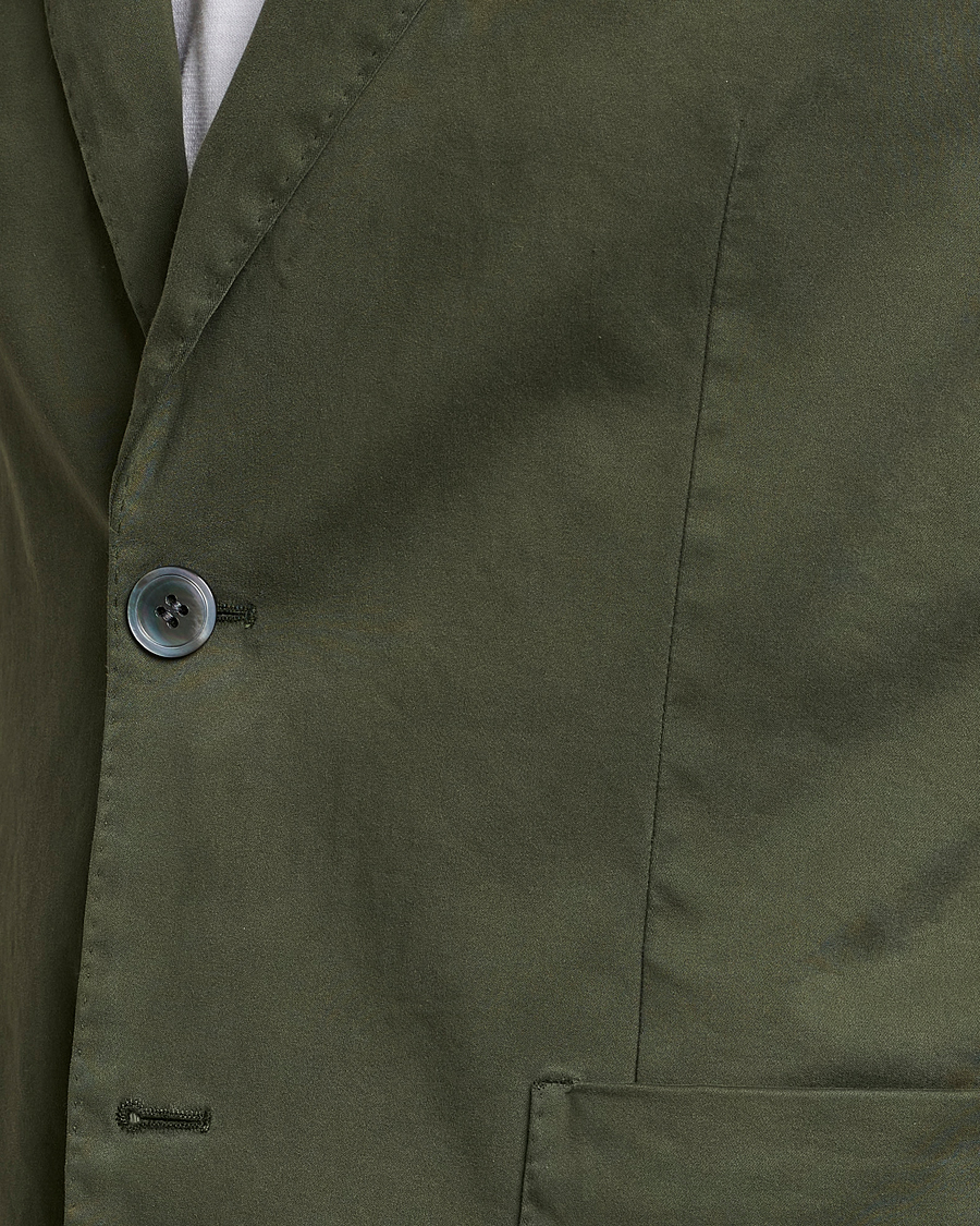 Herr | Kavajer | Oscar Jacobson | Egel Cotton Blazer Green